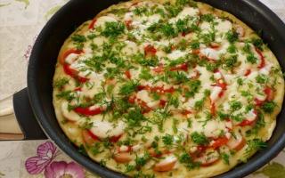 Моментальная пицца на сковороде (много рецептов) Как делать пиццу на сковороде